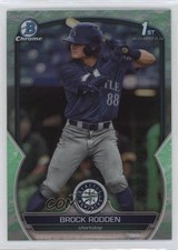 2023 Bowman Draft Chrome Lunar Glow Refractor Brock Rodden #BDC-171 03ox