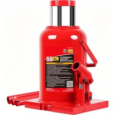 50 Ton T95007 Stubby Standard Heavy Duty Welded Ultra Bottle Jack 50 Ton T95007 Stubby Standard Heavy Duty Welded Ultra Bottle Jack