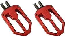Pro-One Performance 500752R Moto V1 Billet Footpeg - Red