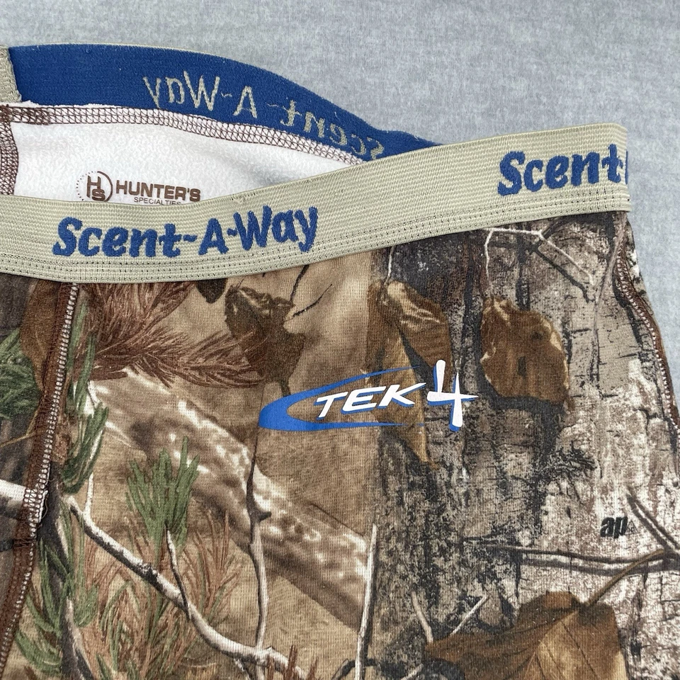 Hunters Specialties Scent Away Tek 4 Pants Men's 3XL Realtree Camo Base Layer - Image 3 of 4
