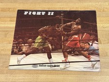 1974 Muhammad Ali Vs. Joe Frazier On-site Boxing Program Fight II HTF Not Scored