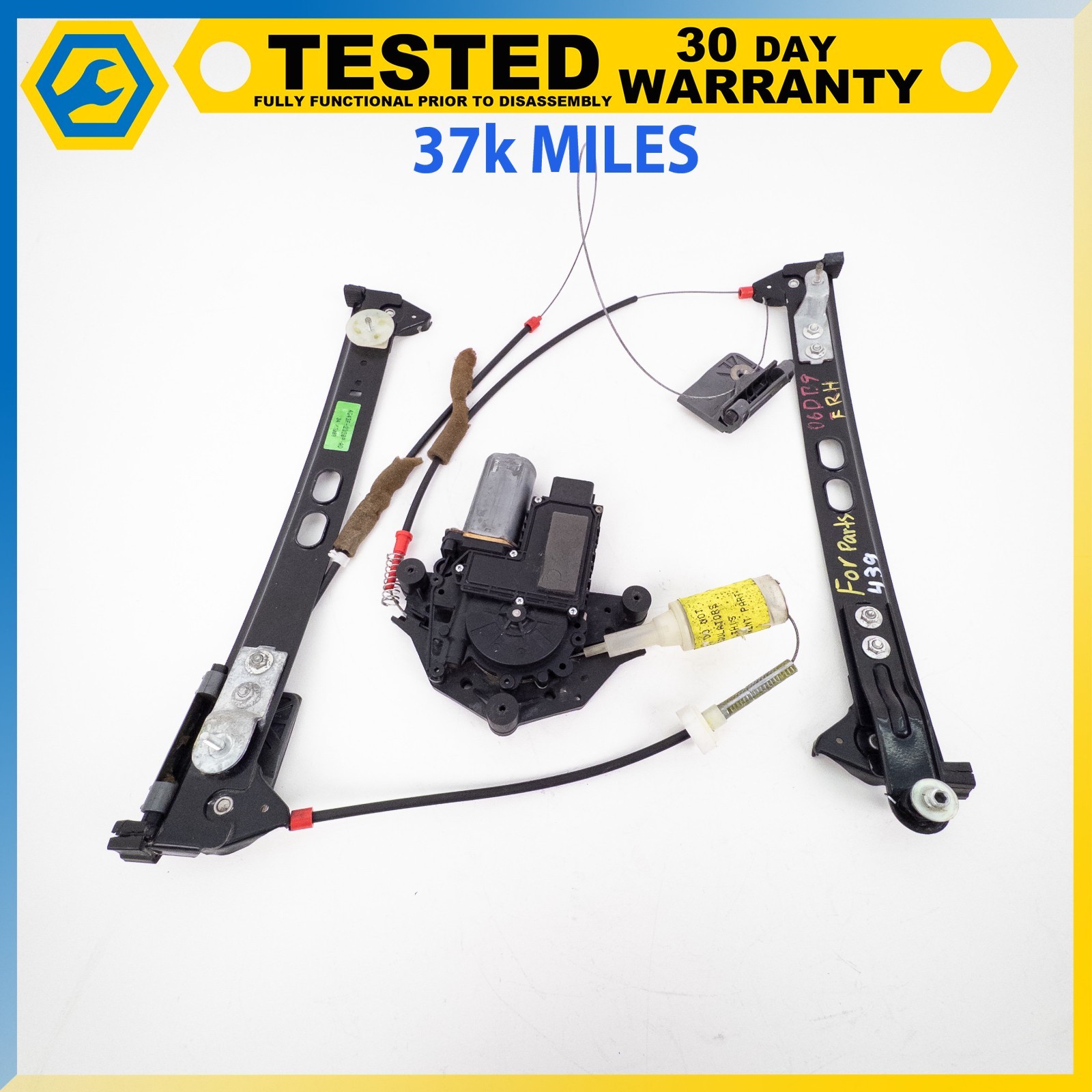 FOR PARTS 05-18 ASTON MARTIN DB9 VANQUISH FRONT RIGHT WINDOW REGULATOR MOTOR OEM