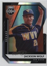 2021 Panini Elite Extra Edition Decade Die-Cut /203 Jackson Wolf #129 ms9