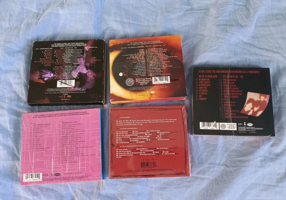 The Cure 5 Cd Lot/ Deluxe Edition/ Pornography-disintegration/kiss Me Kiss me Foto 2 de 4