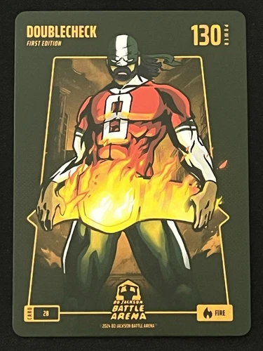 2024 Bo Jackson Battle Arena Aaron Rodgers DoubleCheck First Edition Fire #28