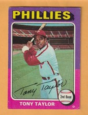 Tony Taylor Philadelphia Phillies 1975 Topps #574