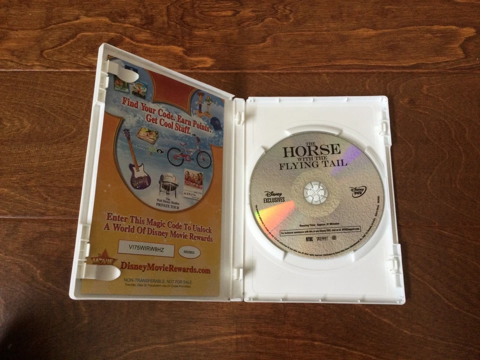 The Horse with the Flying Tail DVD Disney Movie Club George Fenneman 1960 Foto 2 de 3