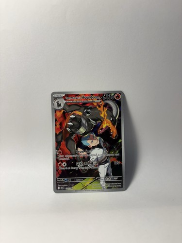 Pokemon TCG Team Rockets Houndoom Illustration Rare Card 191/182 NM/Mint