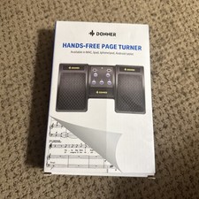 Donner Hands Free Page Turner Pedal Music for Mac PC, iPad or Android Tablet