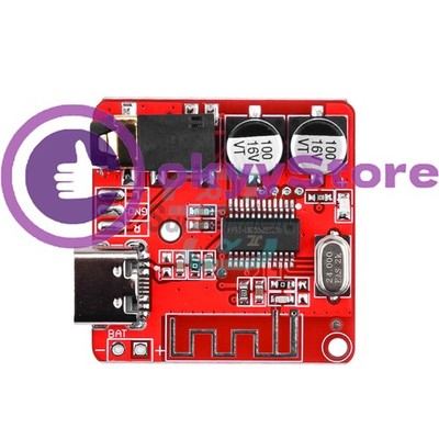 3.7-5V Type-C Bluetooth 5.0 Audio Receiver MP3 Decoder Lossless Amplifier Module