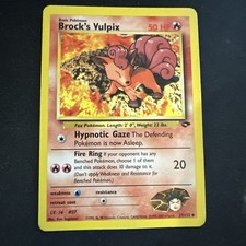 Brock's Vulpix Uncommon Gym Challenge 37/132 MP on eBay