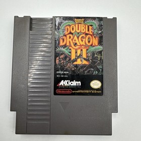 Double Dragon III NES Nintendo 1990 caja manual juego completo