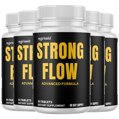 5 Pack Strong Flow for Men Advanced Max Formula Vitamin Supplement