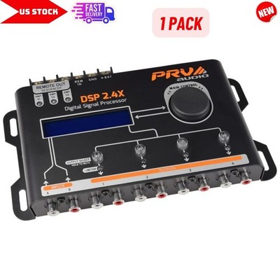 Car Audio DSP 2.4X Digital Crossover & Equalizer 4 Channel Full Digital Signal