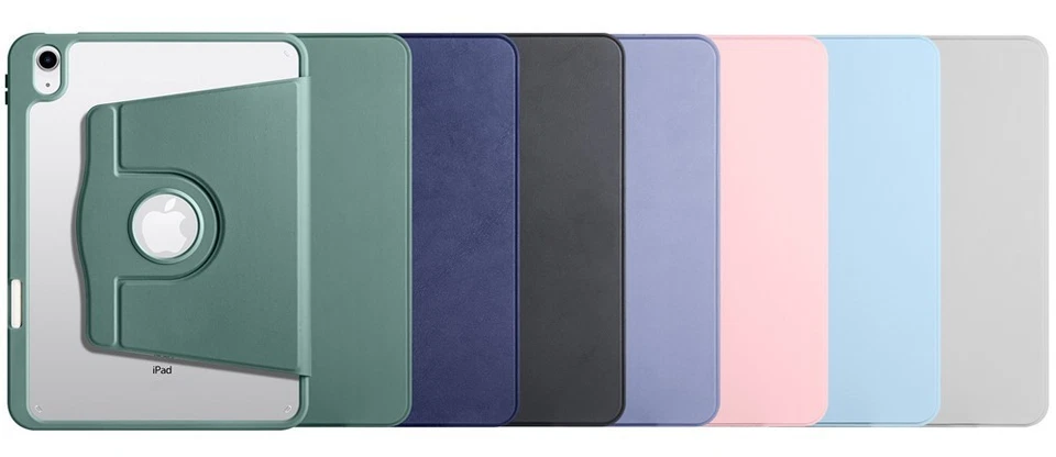 For iPad 5/6/7/8/9/10/11th Gen A16 Mini Air Pro leather silicon flip back case - Image 2 of 4