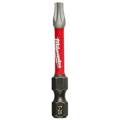 Milwaukee Tool 48-32-5015 Shockwave 2'' Impact T25 Power Bits, Pk15