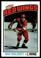 1976-77 Topps Dan Maloney Detroit Red Wings #101