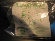 The Real Ghostbusters "Slimer Horn" NIP McDonald's/Kansas City 1992