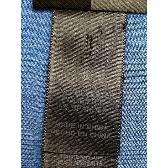 BISOU BISOU M Midi Dress Blue Gray White Stretch Abstract Print Modern Artsy - Image 4 of 4