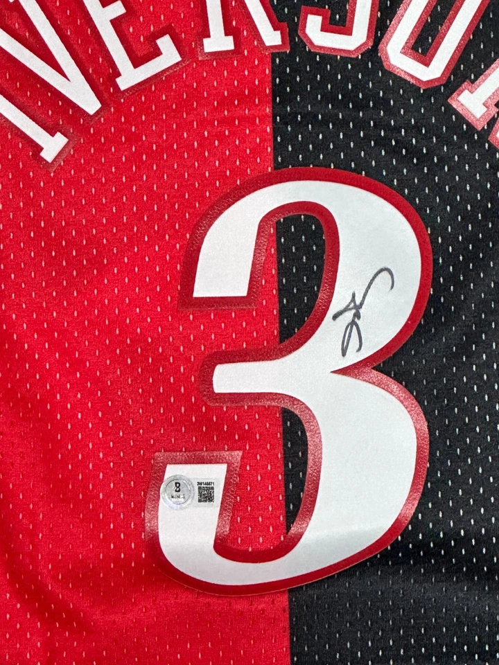 🔥 Allen Iverson Signed 76ers Mitchell & Ness Authentic Jersey (Beckett) - Image 3 of 3