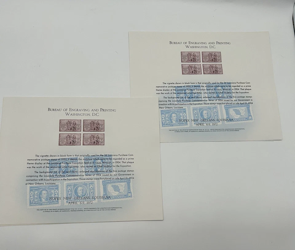 Lot 1972 USPS Philatelic Souvenir Cards National Postal Forum Munich Olympics - Image 4 of 4