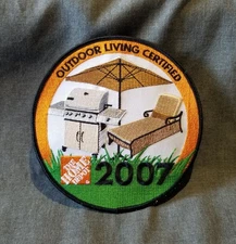 LMH Patch HD 2007 OUTDOOR LIVING Certified HOME DEPOT BBQ Grill Chair Umbrella