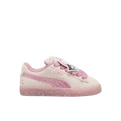 PUMA  X Hello Kitty And Friends Suede Xl Lace Up  Toddler Girls Pink Sneakers Ca