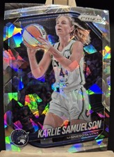 2025 WNBA Prizm Cracked Ice Karlie Samuelson #102 Minnesota Lynx