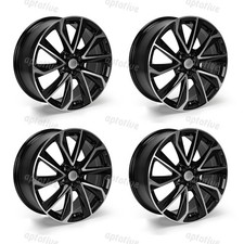 Set Of 4 18 Black Wheels For 2019-2024 Toyota Corolla Oem Quality Rims New