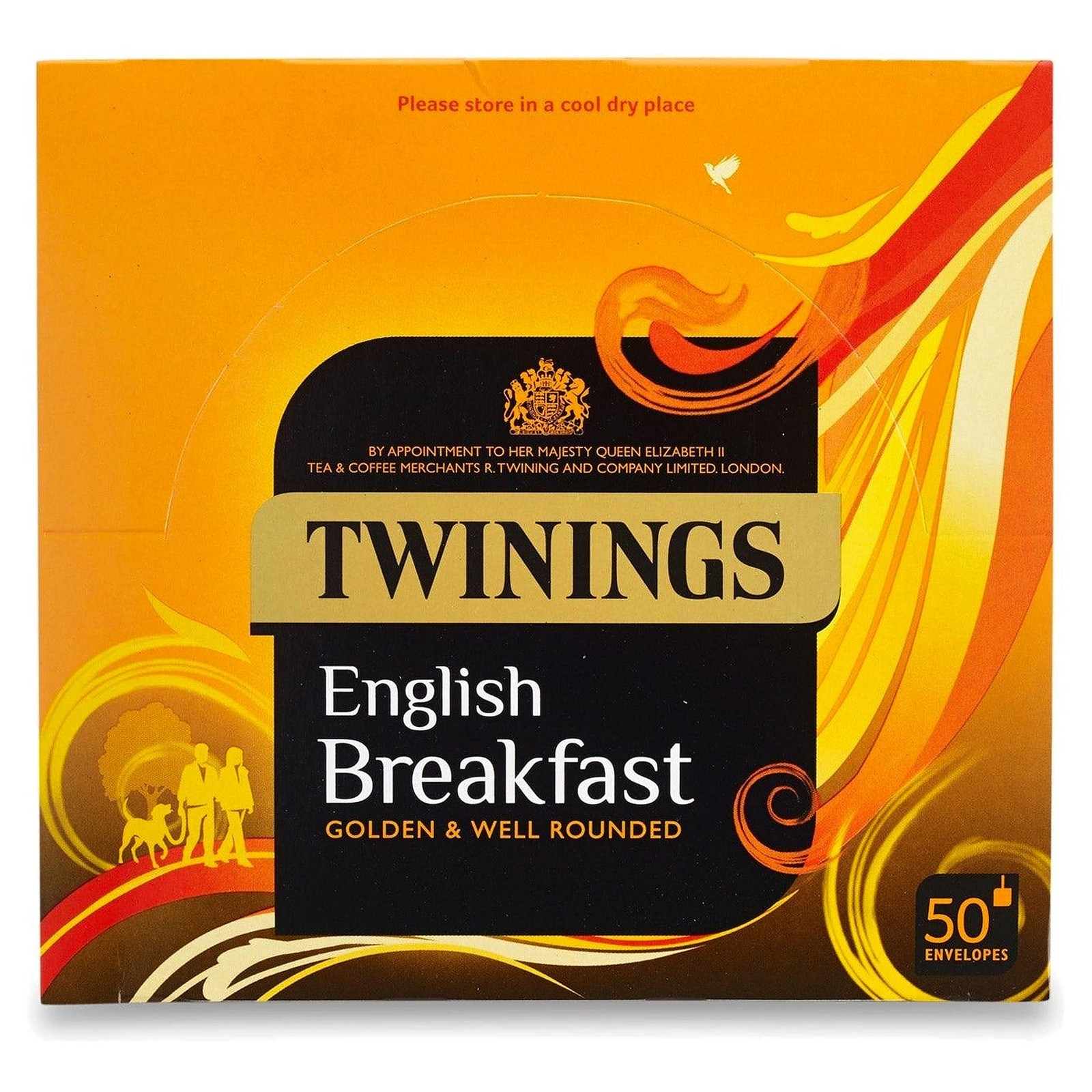 Twinings English Breakfast Envelope 50 Teabags UK Classic Tea - Image 6