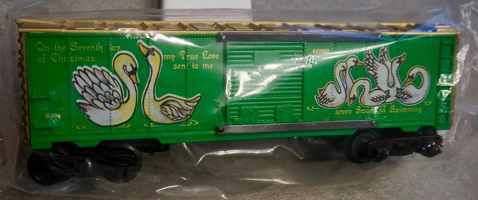 K-Line Twelve Days of Christmas Freight Cars Days 5, 7, & 8-NEW - Image 4 of 4