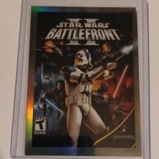 2022 Topps Star Wars Galaxy #GG-10 Gameplay Galaxy Art BattleFront II Insert