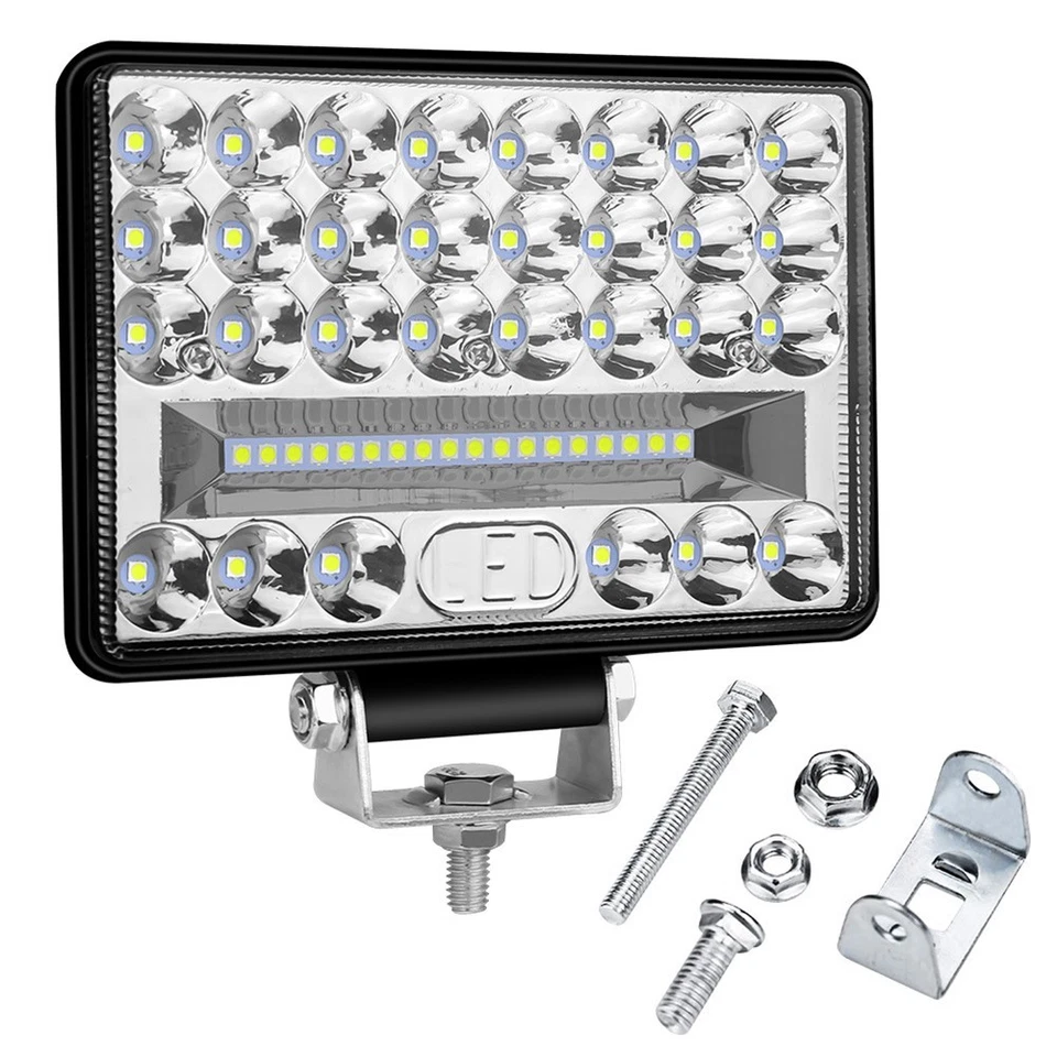 Work Lights 144W LED 2.3A±0.2 48pcs LED 50000H 6500K 7200LM Aluminum+LED - Image 4 of 4