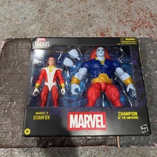 NIB Marvel Legends STARFOX & CHAMPION OF THE UNIVERSE Action Figure 2 Pack