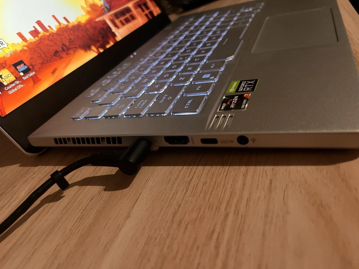 Portátil para juegos Rog Zephyrus Asus Ryzen 9 NVIDIA GeForce RTX