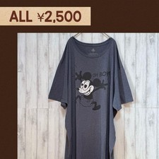 Disney All Items 2500 Yen Used T-Shirts Us Clothes Mickey Women's dresses, popul