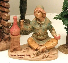 FONTANINI DEPOSE ITALY 5" ANDREW THE POTTER NATIVITY VILLAGE FIGURE 75504 NEW