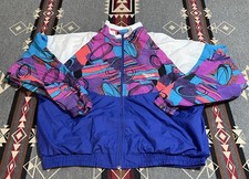 Vintage Reebok 90s Track Jacket Zip Up Women  s L T41