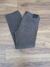 Canali 40" Waist 31" Leg Brown Striaght Leg Jeans