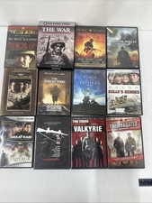 Military War Movie DVD Lot 12 The War Pear Flags Valkyrie Kelly’s & More