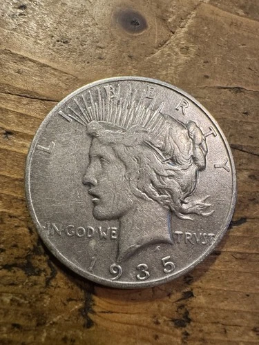 1935-S Peace Silver Dollar – XF Details – Key Date – Original