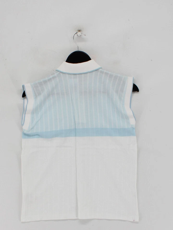 Top para mujer Fred Perry UK 12 azul algodón con poliéster básico Foto 2 de 4