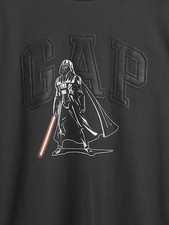 Camisa GAP Star Wars Para Hombres Mediana Negra Gráfica Darth Vader Calce Relajado Precio de venta sugerido por el fabricante $40 M