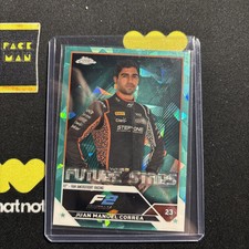 2023 Topps Chrome Sapphire Formula 1 F1 Juan Manuel Correa Aqua 34/99 #91