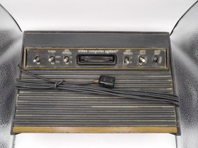 Atari Video Computer System - Wood Grain - Game Console Only Untested