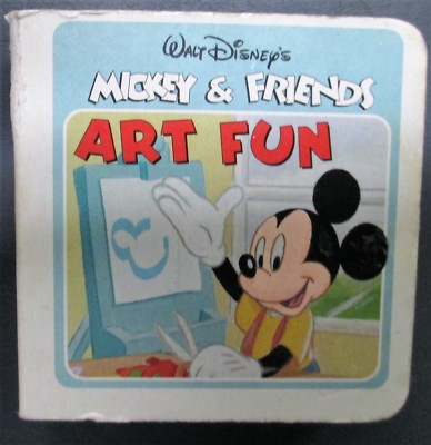 Walt Disney Mickey & Friends Art Fun Beginning Reading Small Book