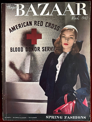 Harper's Bazaar Magazine ~ March 1943 ~ Lauren Bacall Dahl-Wolf