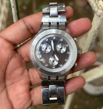 Swatch Full Blooded Silver SVCK4047AG 2010 Irony Diaphane 43mm Aluminum