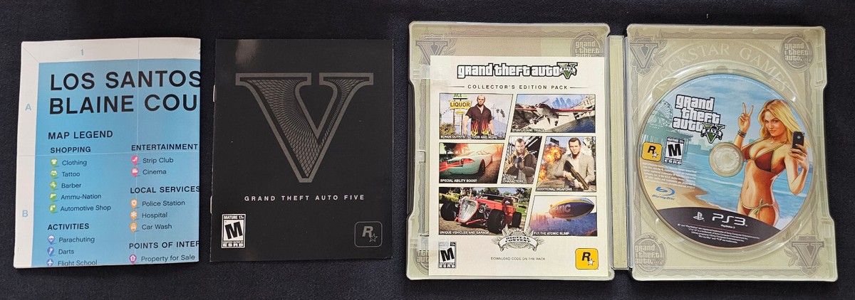 Grand Theft Auto V Collector's Edition - PS3 - CIB Grand Theft Auto V Collector's Edition - PS3 - CIB