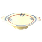 Theodor Paetsch Keramik Schale Obstschale Fußschale Spritzdekor Art Deco 20er